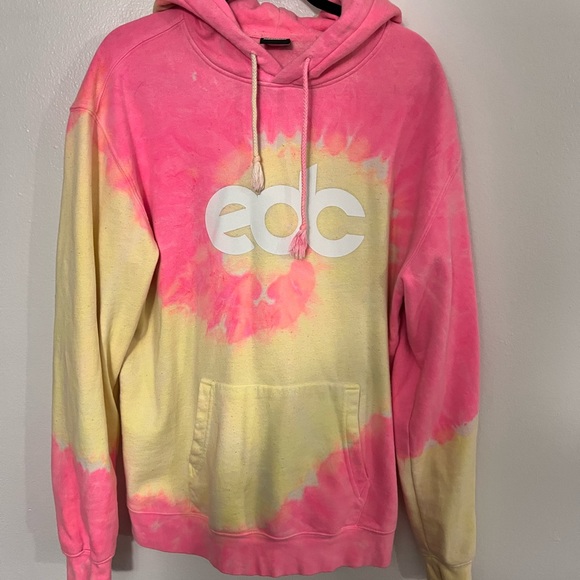 EDC Insomniac Yellow & Pink Hoodie 2019 - Picture 2 of 4